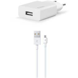 Ttec Punjač Zidni - Output 1xUSB 2,1A - +MicroUSB cable 1,2m - White Cene