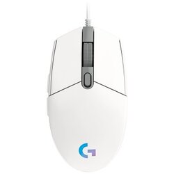 Logitech G Miška Logitech G102 LIGHTSYNC, bela Cene