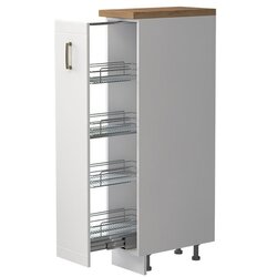 Jela element za kuhinjo tara K14-30-1KZ z IZVLENIMI vratci -bela mat lak Cene