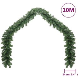 vidaXL Božićna girlanda PVC 10 m Cijene