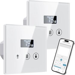ALLEVOI Wi-Fi stikalo za rolete z LCD-zaslonom 80 × 80 mm Cene