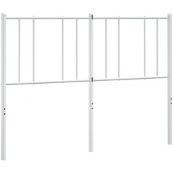 Maison Chic kovinsko posteljno vzglavje - vzglavna omarica - nočna omarica belo 120 cm, (21705001) Cene