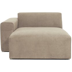Scandic bež baršunasti element za sofu Sting, lijevi kut Cene