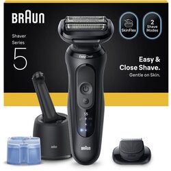 Braun Series 5 52-N7200cc električni brivnik s čistilno in polnilno postajo SmartCare Black 1 kos Cene
