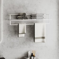 vidaXL Stalak za ručnike bijeli 95 x 25 x 22 cm željezni Cijene