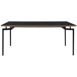Støraa Črna jedilna miza 90x180 cm Aldo – Cene