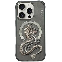 NIMMY DRAGON maskica kompatibilna s MagSafeom za iPhone 16 Pro Max siva Cene