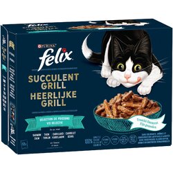 Felix Tasty Shreds" vrečke 12 x 80 g - Mešana raznolikost iz vode (losos, polenovka, tuna, morska plošča) Cene