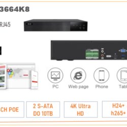 NVR Longse snimač 64ch 4K H.265 2xHDMI 2xRJ45 1GB/PS 3664K8 Cene