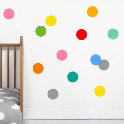  Zidne naljepnice — TOČKE • Multicolor Cijene