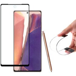 Full Cover Flexi Nano hibridni zaštitnik zaslona s okvirom za Samsung Galaxy Note 20 crna Cene