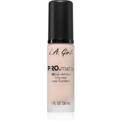L.A. Girl Cosmetics PRO. Matte HD dolgoobstojen tekoči puder z mat učinkom odtenek Ivory 30 ml Cene