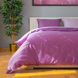 Vitapur pamučno-satenska posteljina svilanit venus violet 140x200 50x70 cm Cene