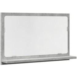Maison Chic Kopalniška omarica - Kopalniški kabinet z ogledalom betonsko siva 60x11x37 cm les, (21794828) Cene