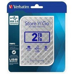 Verbatim Store n Go 2,5 2TB USB 3.0 silver Gen 2 Cene
