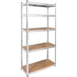  Metalni stalak za odlaganje 180x90x40 srebrni Rebel Cijene