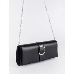 Shelvt Black small women's handbag with silver buckle Cijene