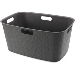 Curver Temno siv plastičen koš za perilo 45 l Softex – Cene
