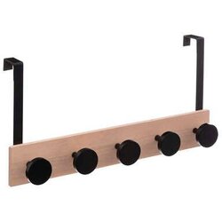 5five FIVE VJEŠALICA ZA VRATA S 5 KUKICA 50X11,5X24CM MDF METAL CRNA Cijene