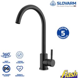 Slovarm Slavina CRNA za sudoperu INOX (2 cevi) - Slovarm 486007 Cene