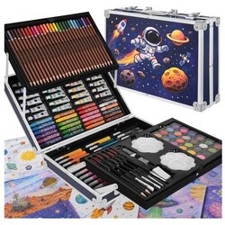 Maaleo 27953 otroški umetniški set za risanje in slikanje v kovčku – 145 delov, astronavt Cene