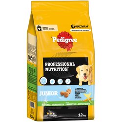 Pedigree 20 % popusta na Professional Nutrition suho pasjo hrano 12 kg! - Junior s perutnino in zelenjavo Cene
