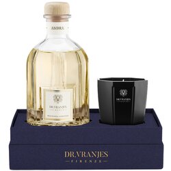 GIFT Box Ambra 250 ml Diffuser + 80 g Candle Cene