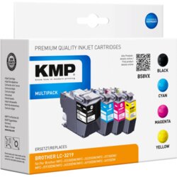 KMP B58VX Promo Pack BK/C/MY/Y comp. with Brother LC-3219VALDR Cene