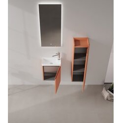 Hanah home Kupatilski ormarić sa umivaonikom i ogledalom (2 komada) Ferla 40 327 Cene
