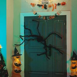 Halloween Pauk Dekoracija 3 pcs Crna 150 cm Poliester i čelik Cene