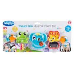 Playgro igračka za sedište, žaba, slonče i leptir Cene