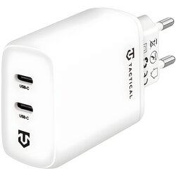 TACTICAL mrežni punjač 2x USB-C - 40W - Bijela Cene