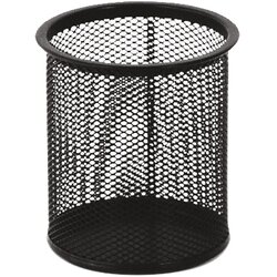 Čaša za olovke metalna žica okrugla fi-9xH-9,7cm LD01-188 Fornax crna Cene