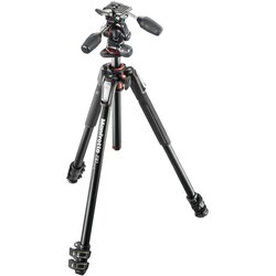 Manfrotto 190 aluminijasto 3-sekcijsko stojalo z xpro 3 way glavo + 200PL ploščico, (20845450) Cene