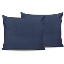 Dark blue blue pillowcase set (2 pieces) Cene