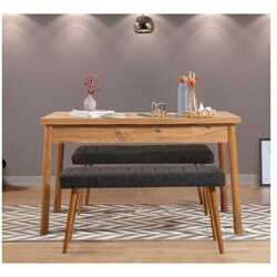 Hanah home trpezarijski sto i klupe (3 komada) Costa 1053 Cene