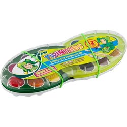Jolly Boje vodene Twintabs 12 boja s 2 kista u plastičnoj kutiji Cene