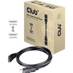 Club3d HDMI priključni kabel HDMI-A vtič\, HDMI-A vtič 2.00 m črna CAC-1360 #####4K UHD\, ognjevaren HDMI kabel, (20417740) Cene