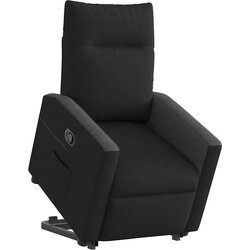 Maison Chic Relax naslanjač - Stol s funkcijo vstajanja črno blago, (22040141) Cene