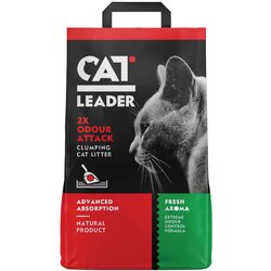 Cat Leader Clumping Odour Attack Fresh - grudvajući posip za mačke (5kg) Cene
