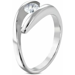 Kesi Engagement Ring Surgical Steel Double Ring Cene