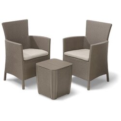 Allibert 3-dijelni vrtni blagovaonski set Iowa boja cappuccina 224383 Cene