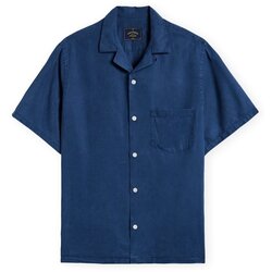 Portuguese Flannel Srajce s kratkimi rokavi Dogtown Shirt - Blue Modra Cene
