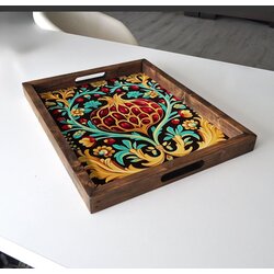Aberto Design poslužavnik REF035 48 x 38 x 4 cm, šareni Cijene