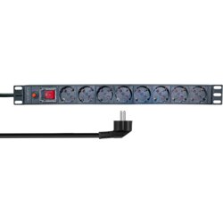 Logilink PDU 8 x šuko, prenaponska zaštita, prekidač, 1.8m Cene