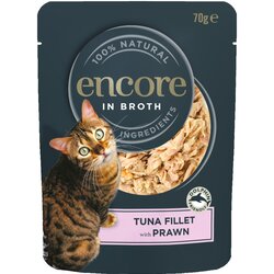 Encore Cat Pouch 16 x 70 g - Tuna s kozicama Cene