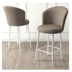 Hanah home set 4 barske stolice alte cappuccino white Cene