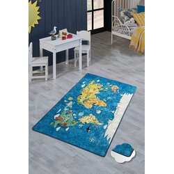 Unknown Carpet World Map, 200x290cm, šareno Cene