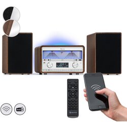 Auna Elton, stereo sustav, CD, BT, MP3, DAB+, FM radio, VU metar, pozadinsko osvjetljenje Cene