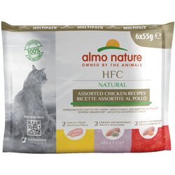 MULTI pakiranje Almo Nature HFC Jelly vrečke 6 x 55 g - S 3 vrstami piščanec Cene